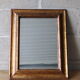 Miroir ancien en bois doré 42x52cm