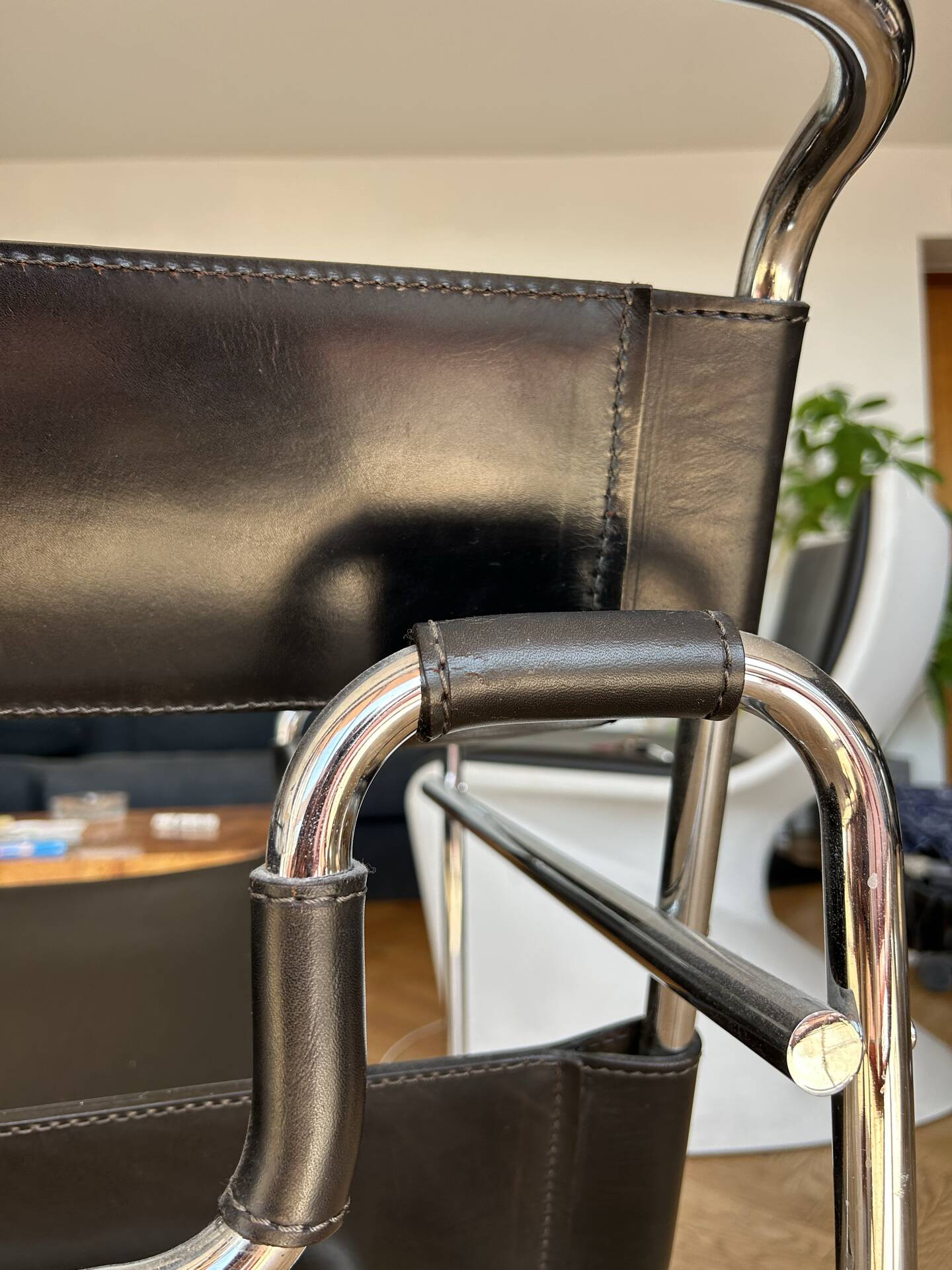 Wassily B3 chair by Marcel Breuer, Gavina edition