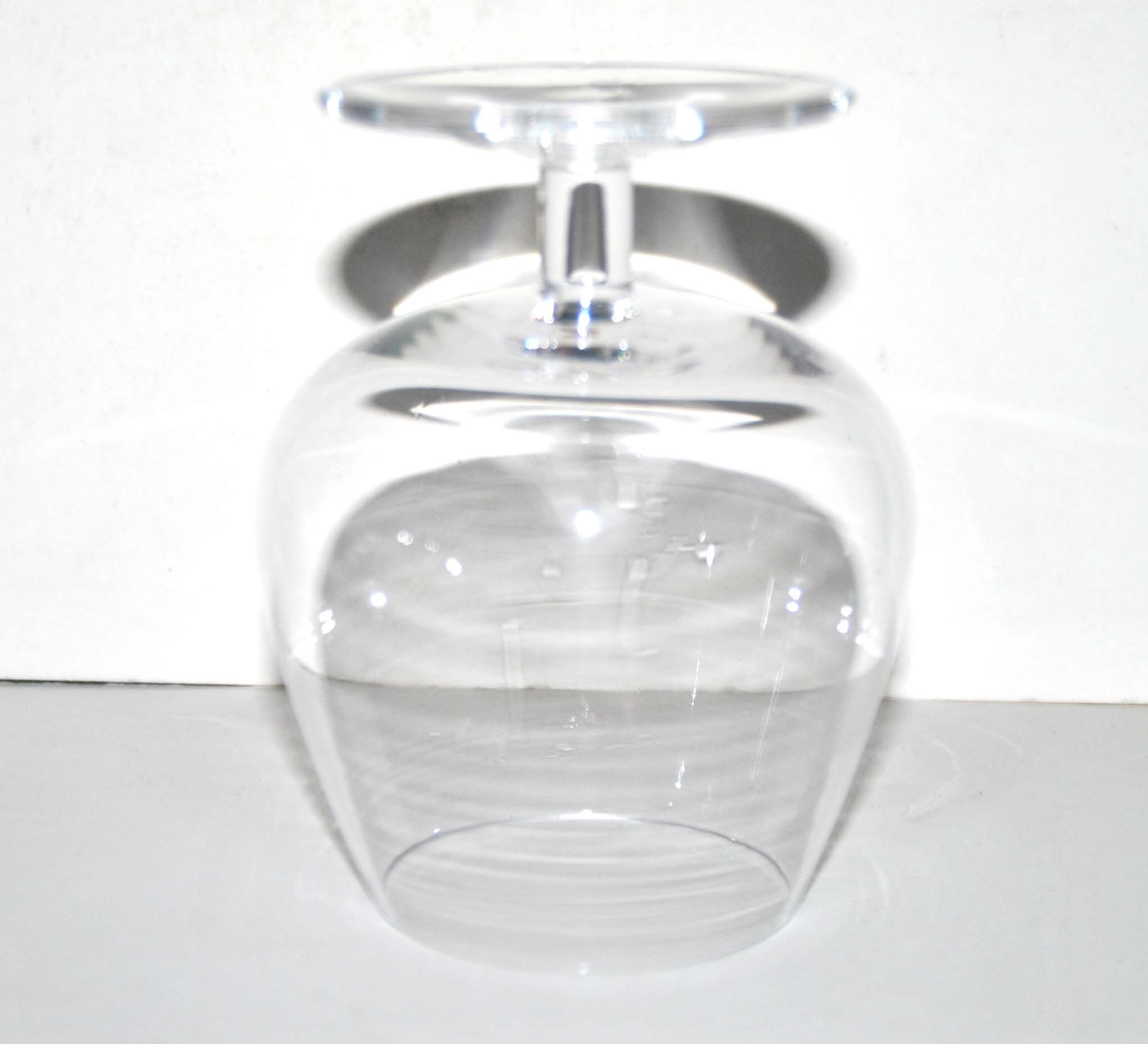 Series of 6 glasses vintage crystal cognac balloon Saint-Louis