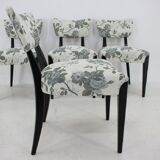4 1950s Jindrich Halabala dining chairs,Czechoslovakia