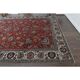 1970s Vintage Persian Handmade Wool Red Oversized Area Rug 298x383