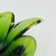 Biomorphic glass bowl from Murano attributed to Flavio Poli.