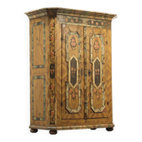 Cabinet de mariage en art populaire peint 1817
