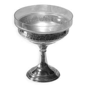 coupe métal argentée