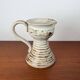 Mid-century modern studio pottery jug by Helle Stenberg for Pottestuen Keramik Frederikshavn, 1960s.