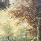 J. Somers, "Forest Landscape." Oil on canvas.