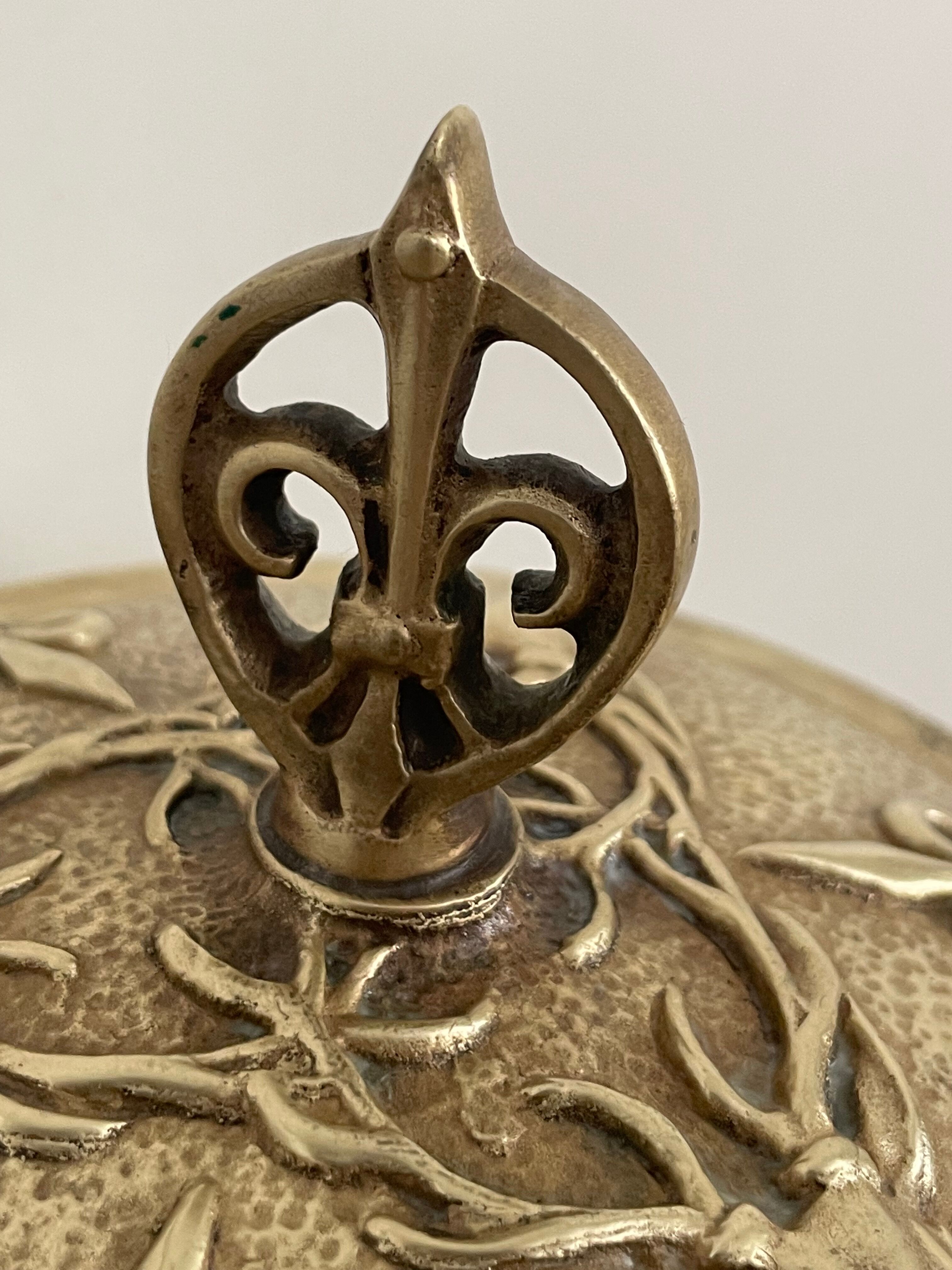 Bronze and ceramic pot Max le Verrier