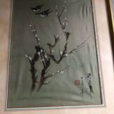 Japanese silk painting