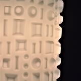 1960s Limburg Bauhaus Glass Lamp