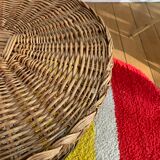 Wicker coffee table