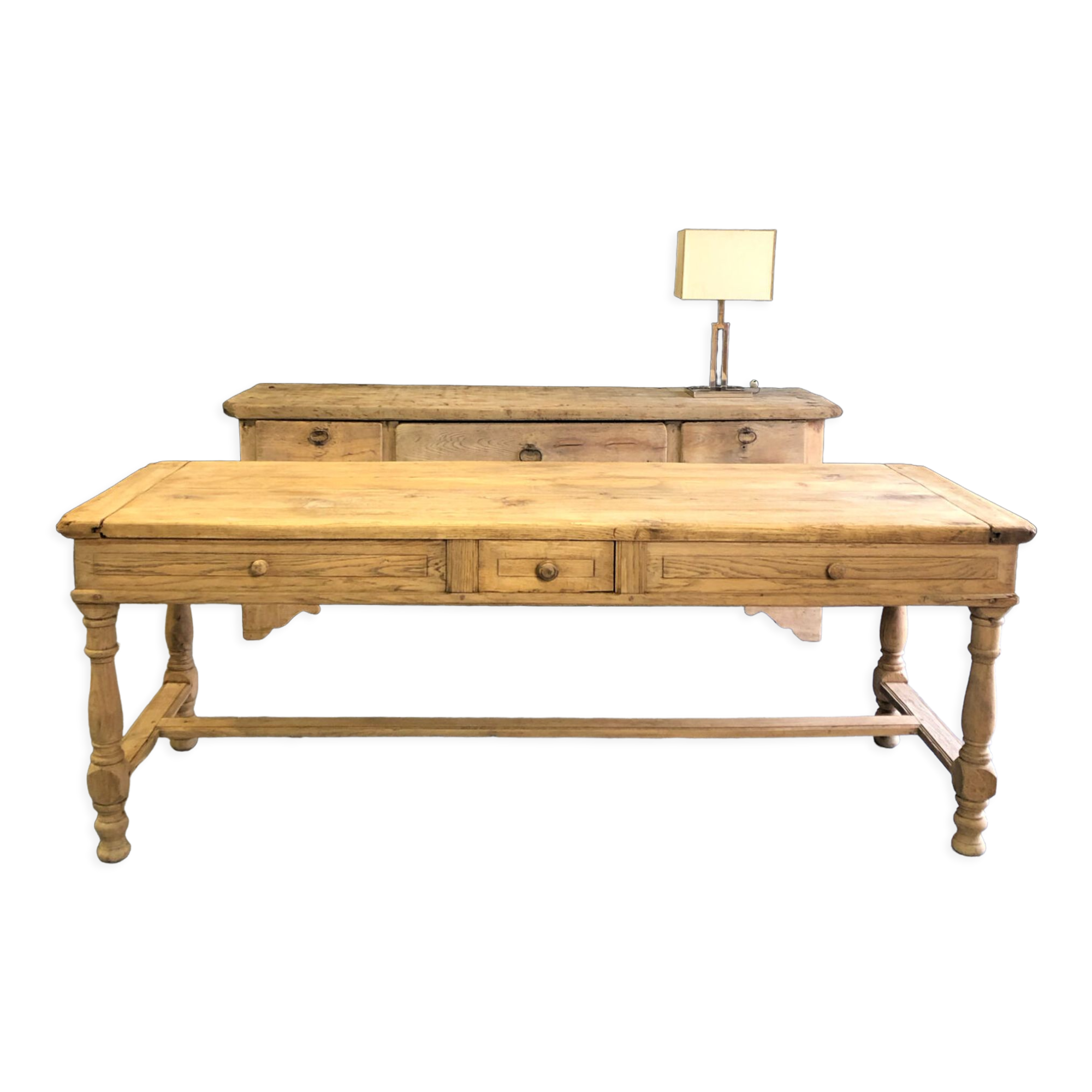 Oak farmhouse table XIXth