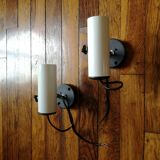 Pair of adjustable wall projectors 1970