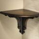 Console murale d'angle 52 x 36 cm