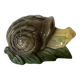 Ancienne tirelire escargot en barbotine