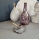 Ornate brass pipe candlestick