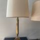 Paire de lampes style Empire en laiton