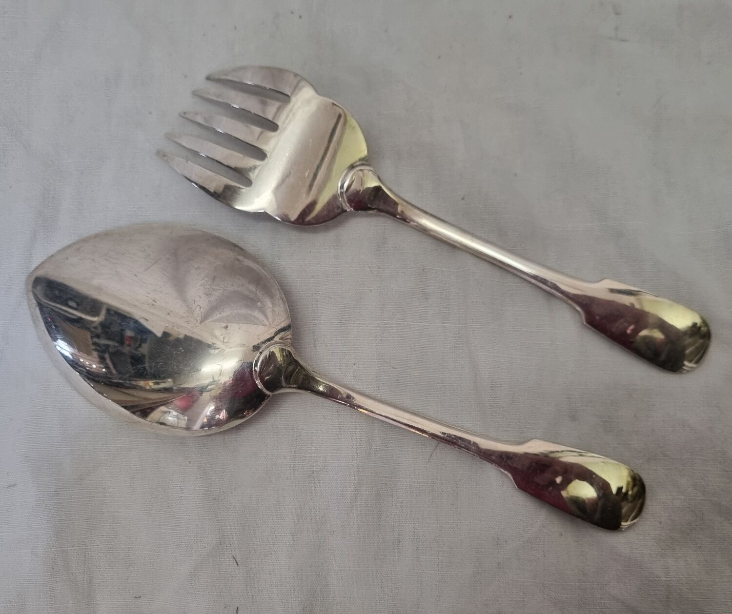 Christofle fish serving cutlery