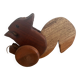 Vintage wooden children's pull toy