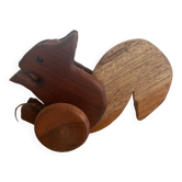 Vintage wooden children's pull toy