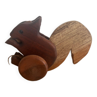 Vintage wooden children's pull toy