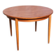 Old round extendable Scandinavian style table from the 1960s