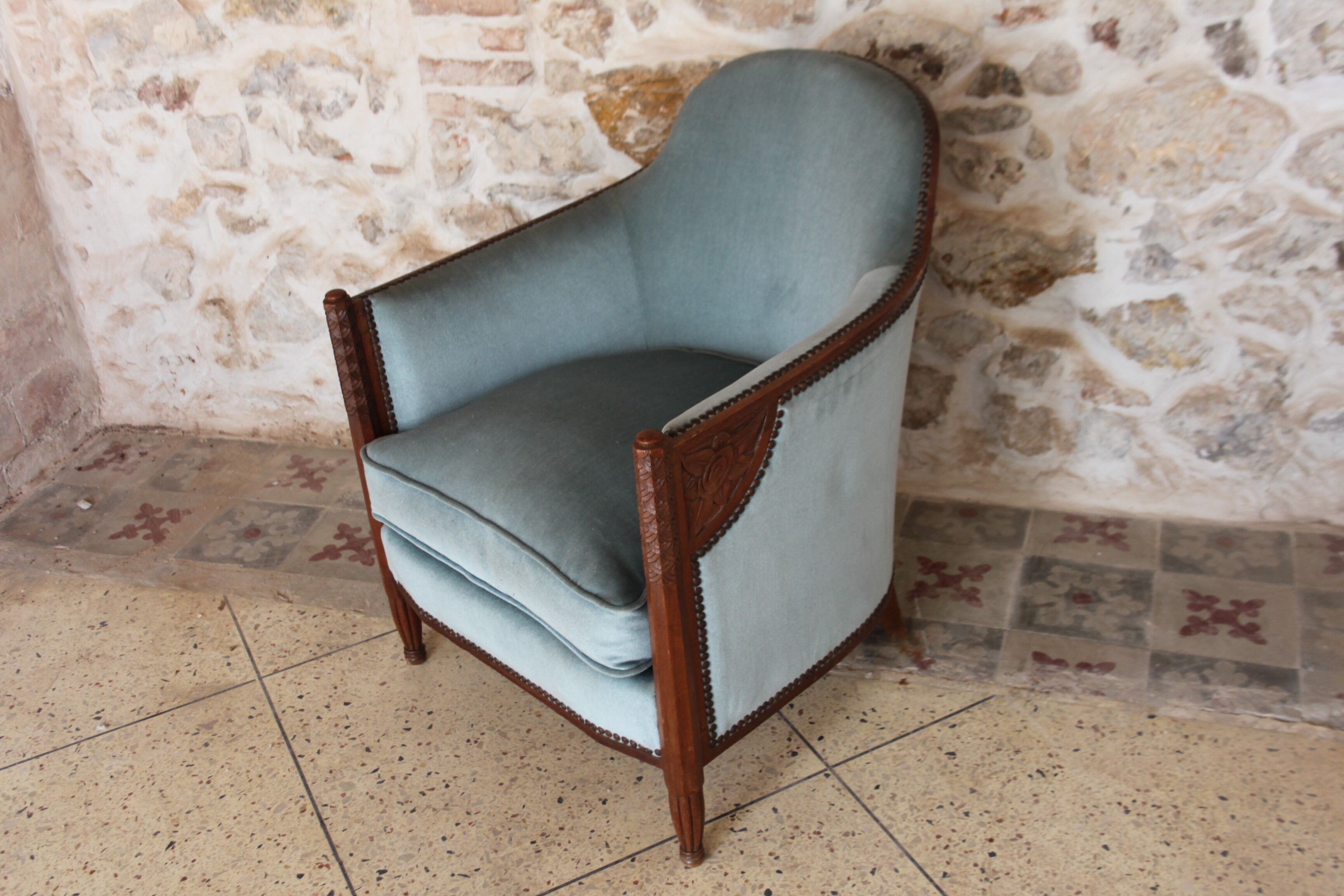 Art déco armchair years 30