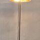 Danish adjustable teak floor lamp with tripod brass foot, 1960s