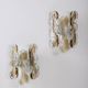 Pair of julius theodor kalmar glass wall lights, 1960s