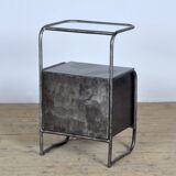 2 iron bedside tables, 1950s