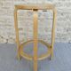 High wooden tabouret