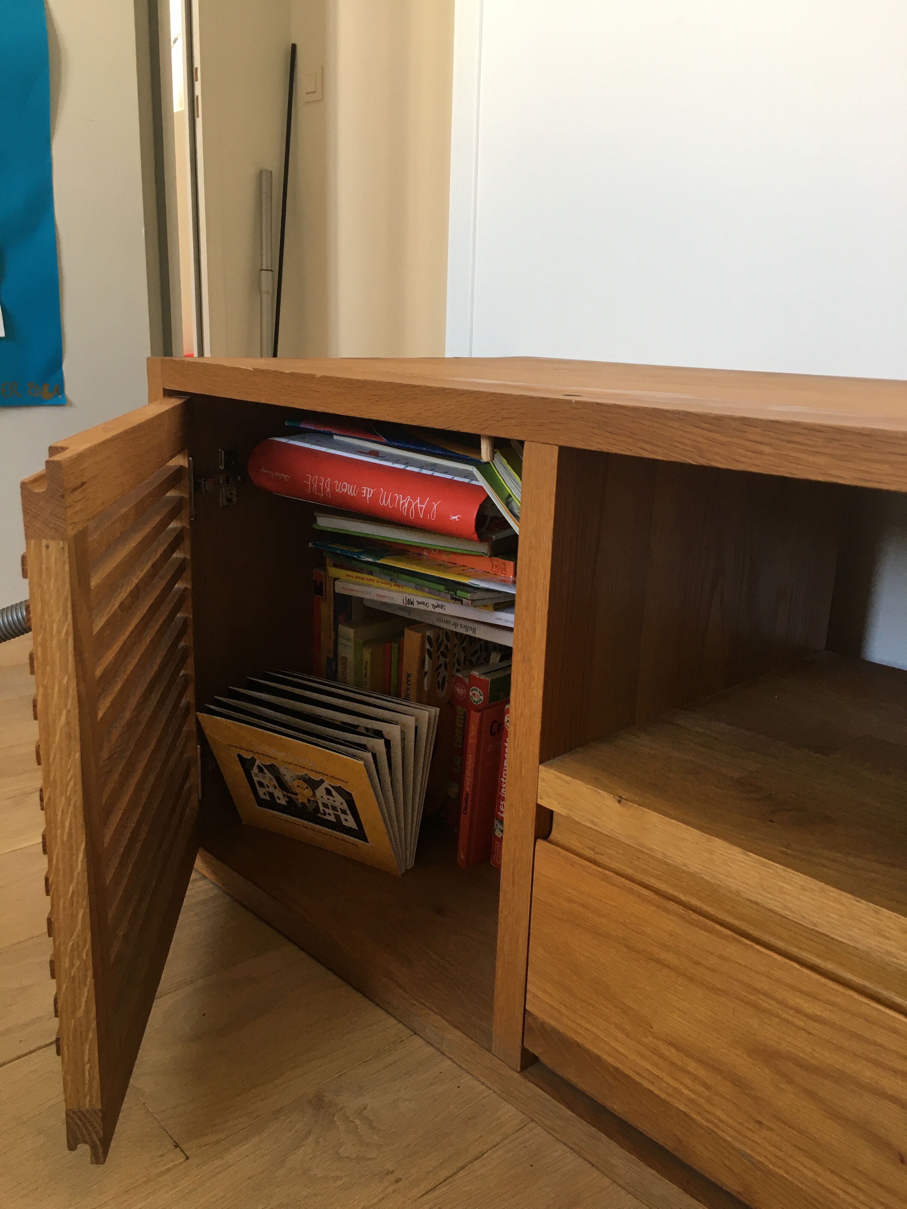 Oak console furniture