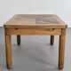 Rectangular dining table in oak and extendable early twentieth century