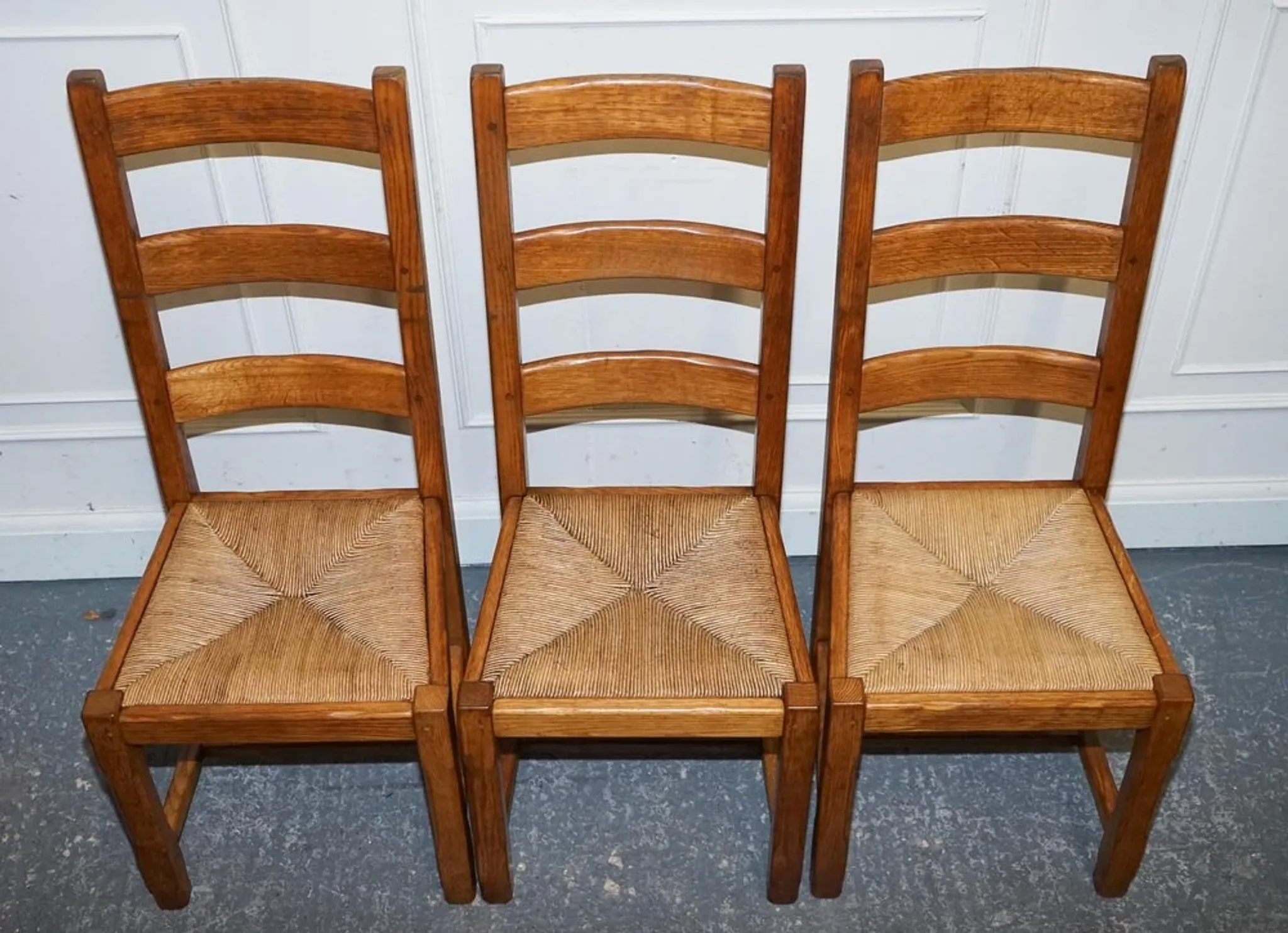Vintage Dining Chairs, France, 1950s, Set of 6