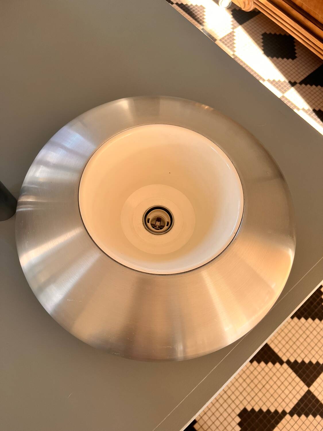 Superbe Lampe Suspension Design Vintage OVNI - Style Space Age/Mid-Cen
