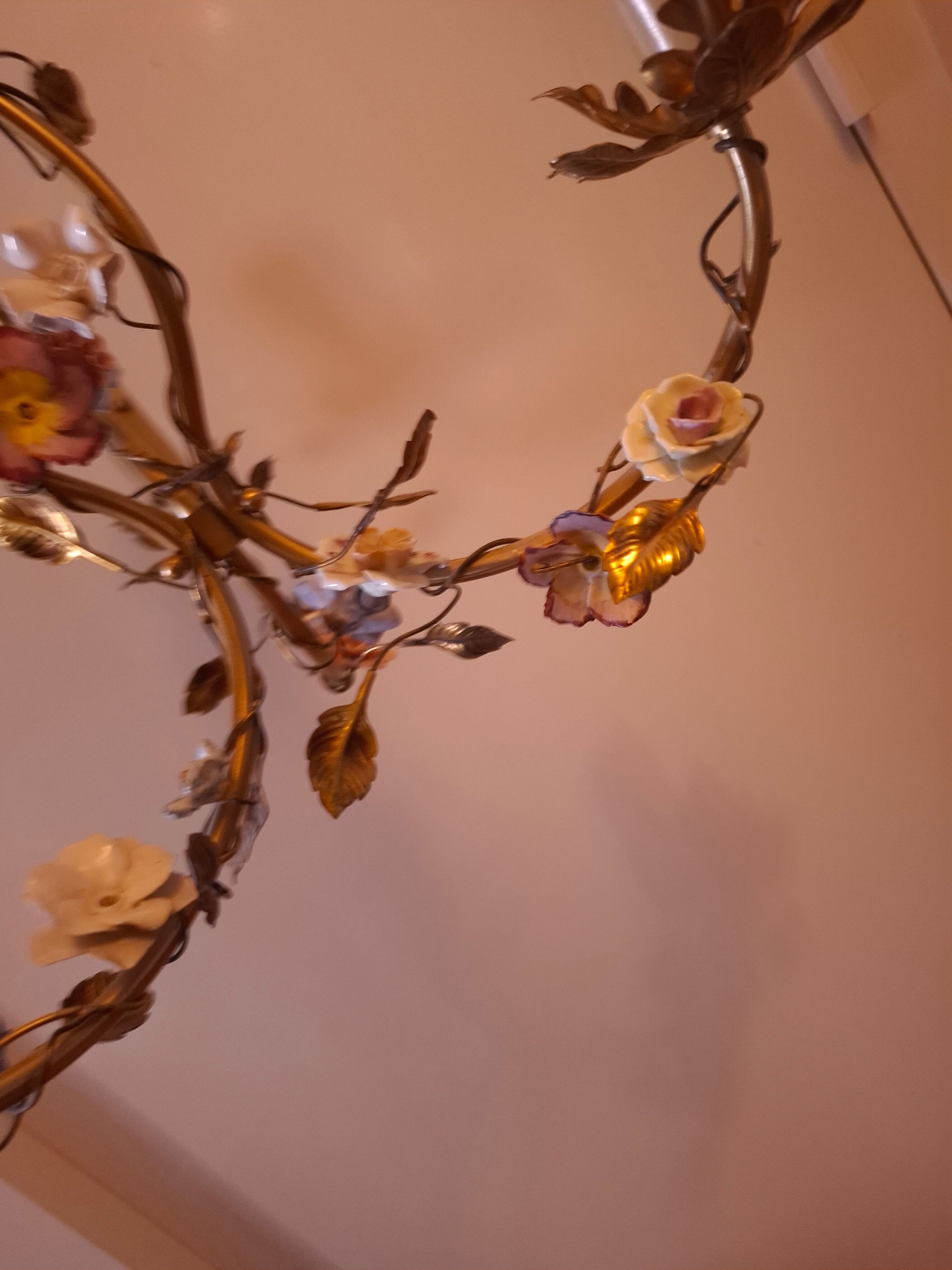 Lustre flower decoration