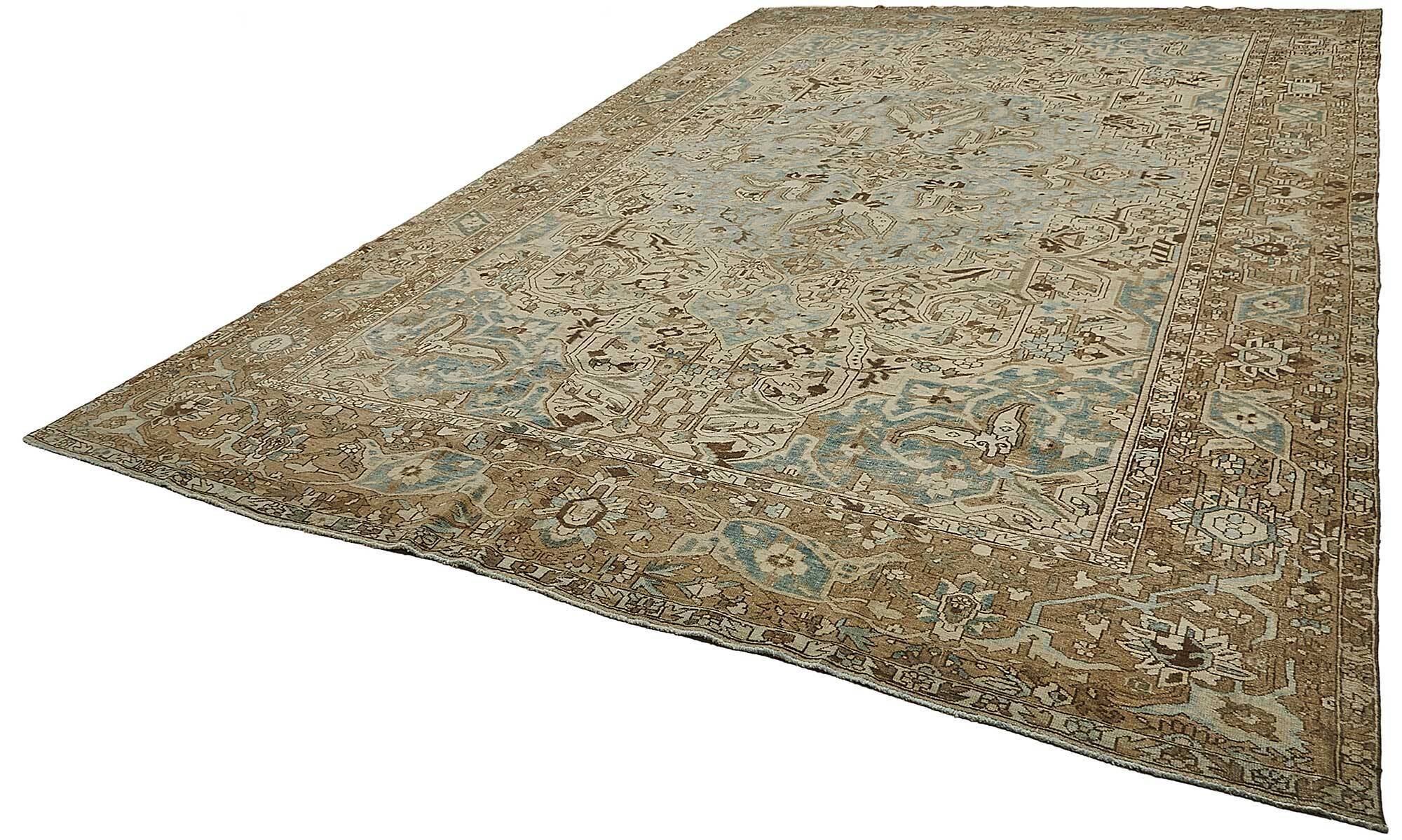Tapis vintage unique fait à la main 305 cm x 487 cm