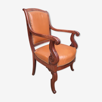 Nineteenth century restoration armchairs