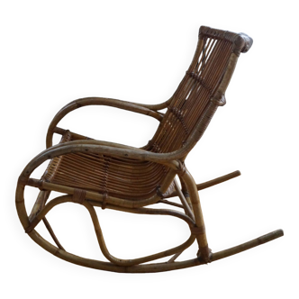 Rattan rocking chair