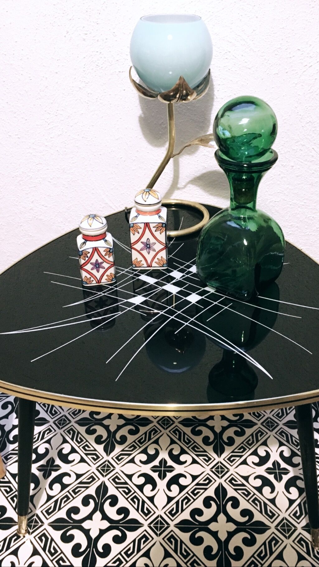Tripod vintage side table