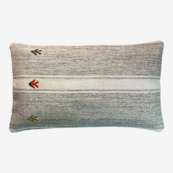 Housse de coussin en kilim turc vintage, 30 x 50 cm