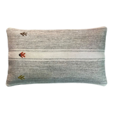Vintage turkish kilim cushion cover, 30 x 50 cm