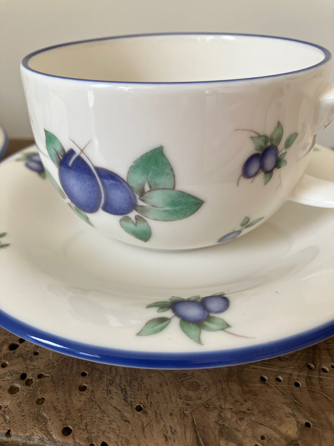 Royal doulton blueberry tea cups