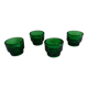 Set of 4 glass shells
