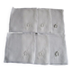 6 small antique tea towels embroidered