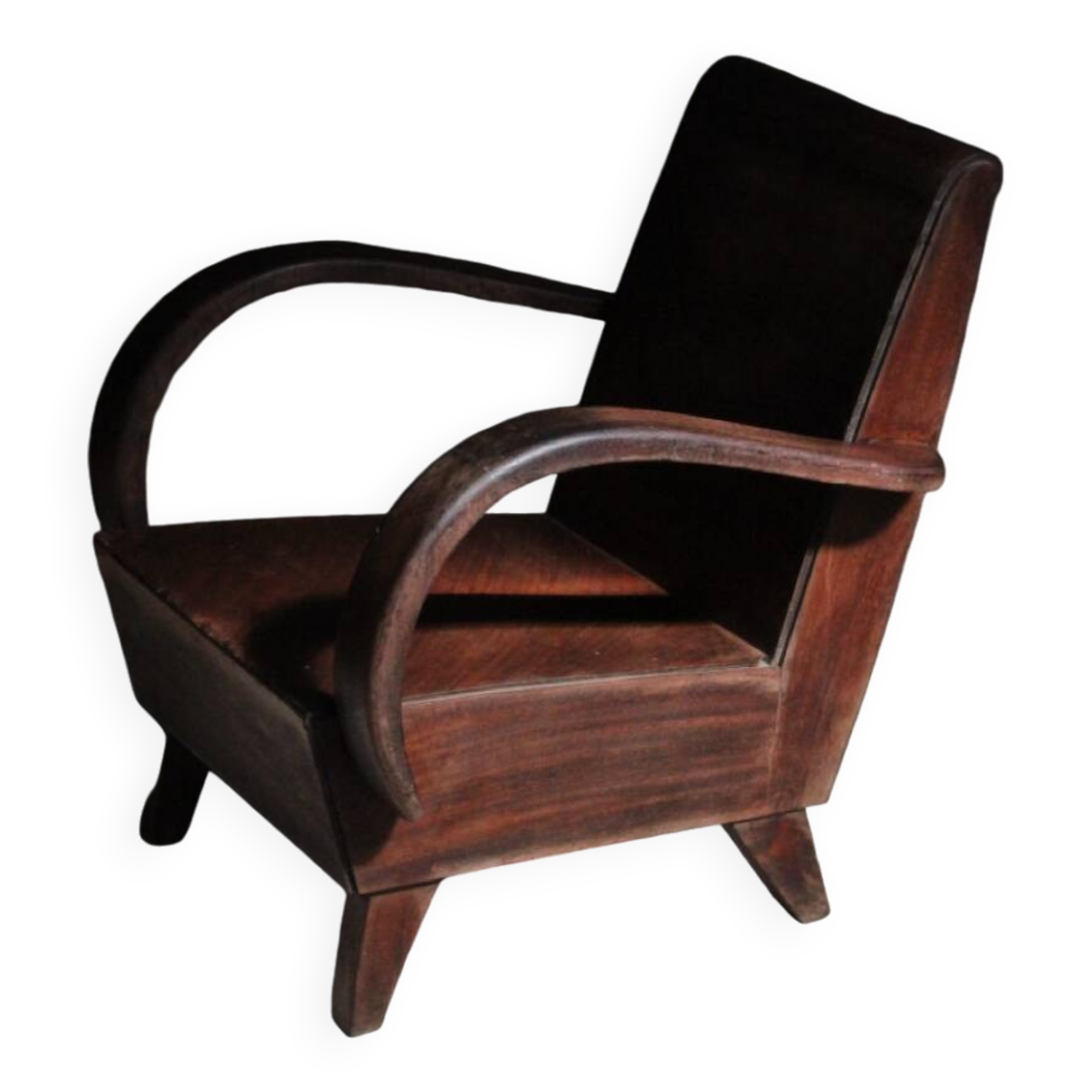 Art Deco design armchair all wood 1930