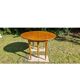 Solid wood table from the 1950s.