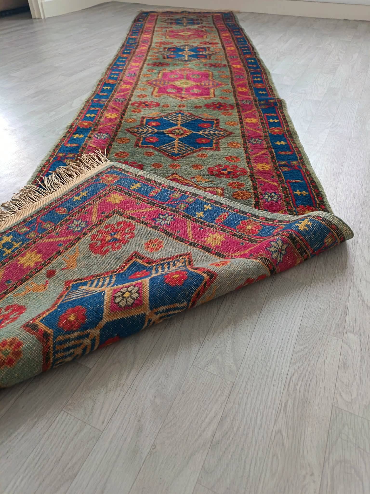 Handmade Shirvan Hallway Rug