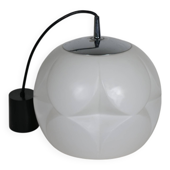 Ceiling Lamp Opal Glass 1970s Peill Putzler Design
