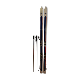 Paire de skis vintage Rossignol