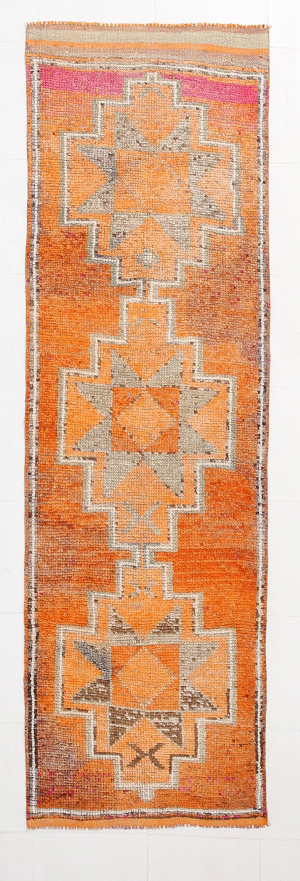 Vintage Oushak Runner Rug, 84x285Cm